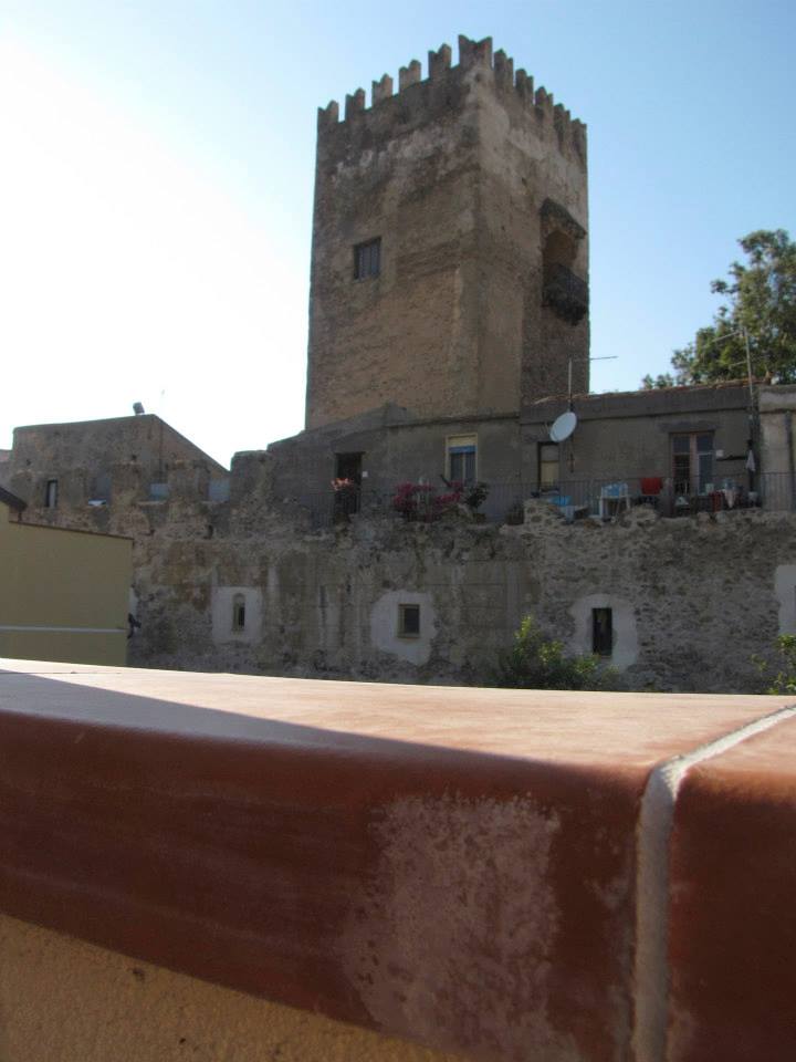 Vista castello dal terrazzo