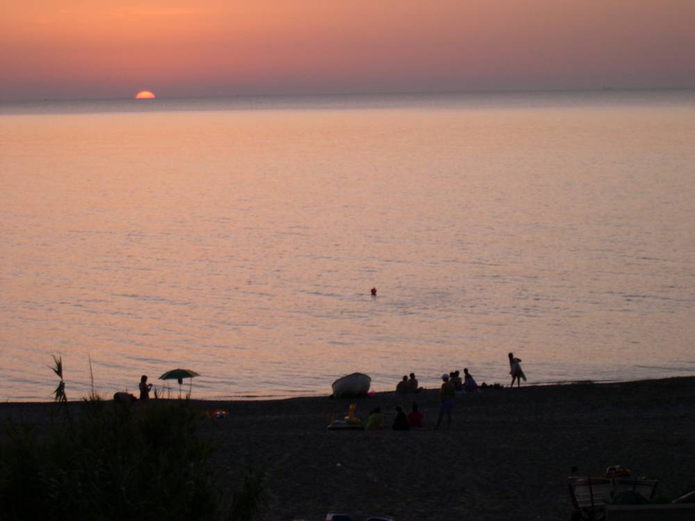 La vicina spiaggia