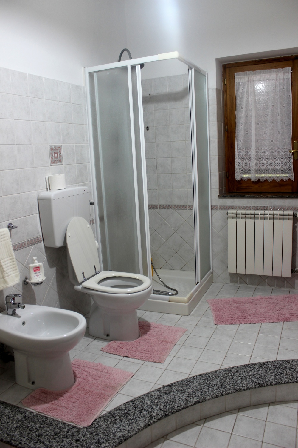Bagno con doccia - Casa Vacanza RC55 a Rocca di Capri Leone