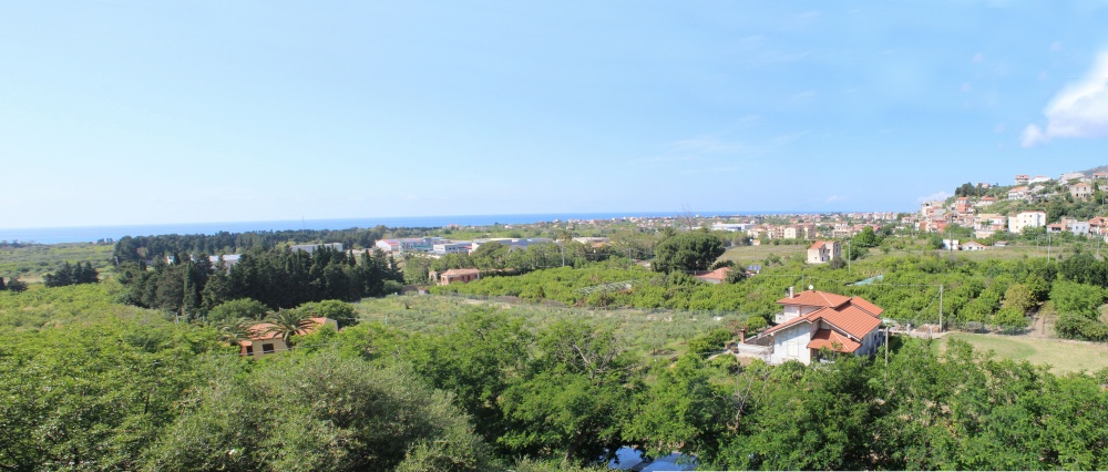 Veduta dal terrazzo appartamento in vendita a Capo d'Orlando - Piscittina